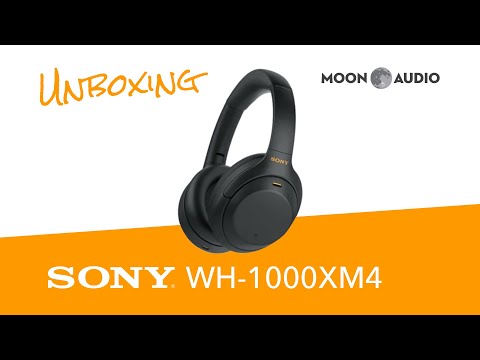 Sony WH-1000XM4 Headphones Unboxing