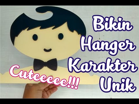  bikin  hanger karakter unik dari  triplek  towjoinnovation 