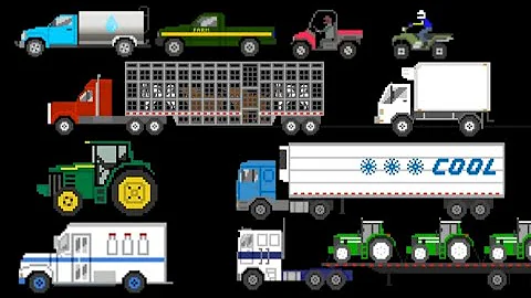 Farm Vehicles 2 - @TheKidsPictureShow