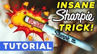 Did You SEE The Secret MOVE? Sharpie Magic Trick TUTORIAL