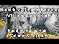 Oil Painting Landscape Artwork Time Lapse Dog Portrait How To Create Fur Texture Tutorial Techniques