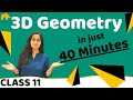 3d Geometry Class 11| CBSE Maths 3 Dimensional Geometry