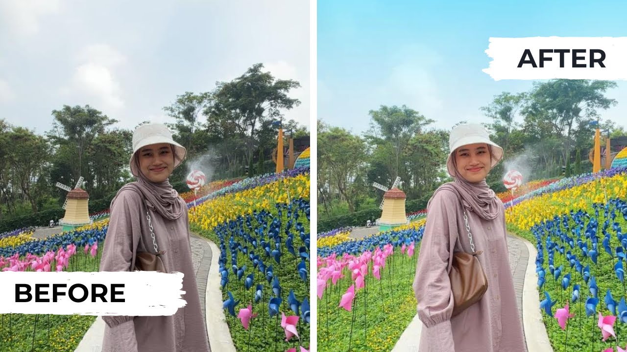 Cara Edit Langit Mendung Jadi Biru di CapCut YouTube