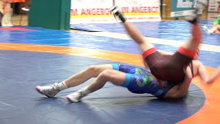 Wrestling Ringen Lm Sachsen 2024, Leipzig, Jugend A U17 Freestyle, 80 Kg, Schneider - Rossow