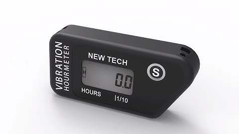 Runleader  Wireless Vibration Hour Meter,  Use for Generator Marine ATV Lawn Mower