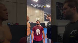 Same weight class. But always the little guy. #shorts #mma #fighter #boxing #funnyvideos