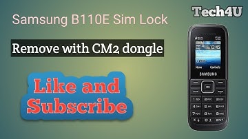 samsung b110E sim unlock with cm2