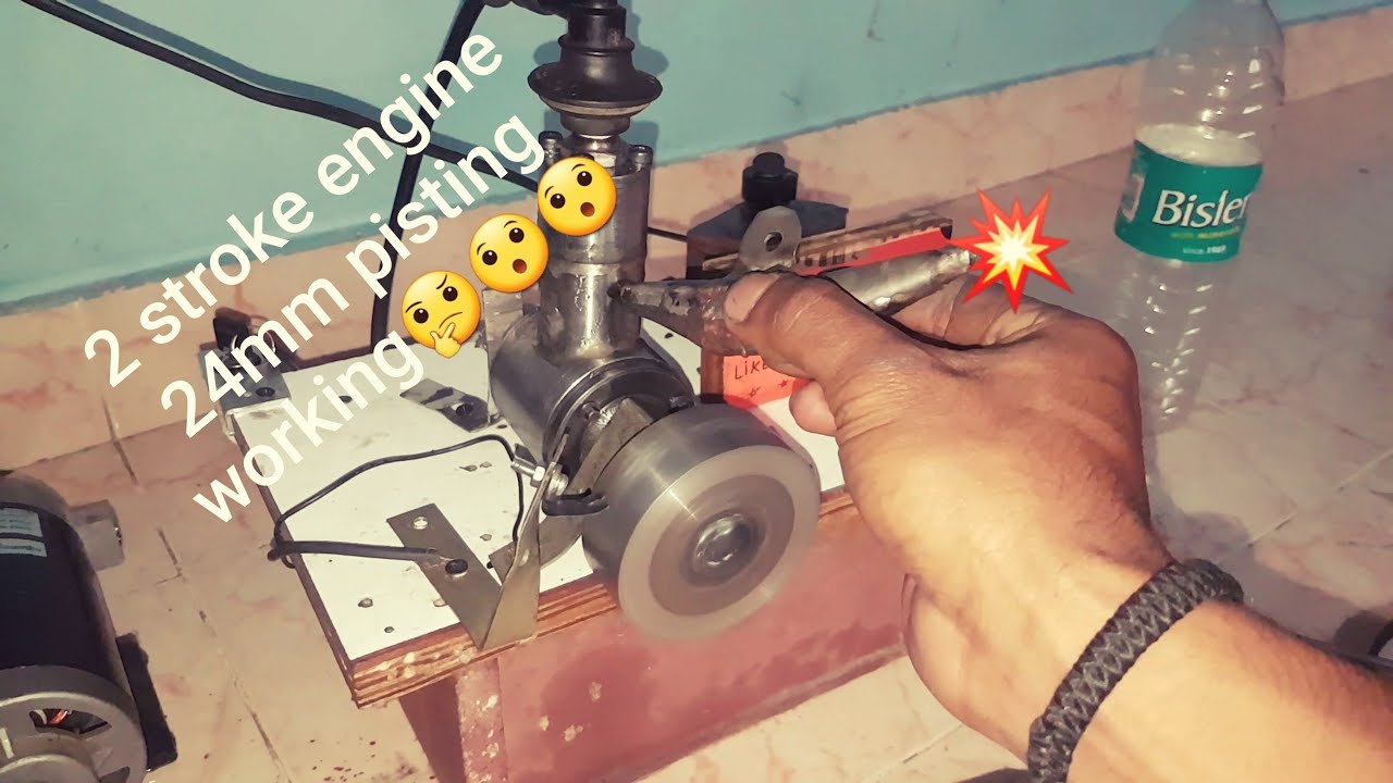 2 stroke engine fully success super working 😍😃