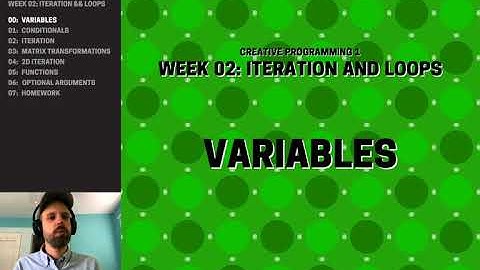 CP1: Iteration && Loops in P5JS – Variables