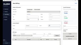 Python mini project | Medicine Billing system | python + Tkinter GUI + MySQL 