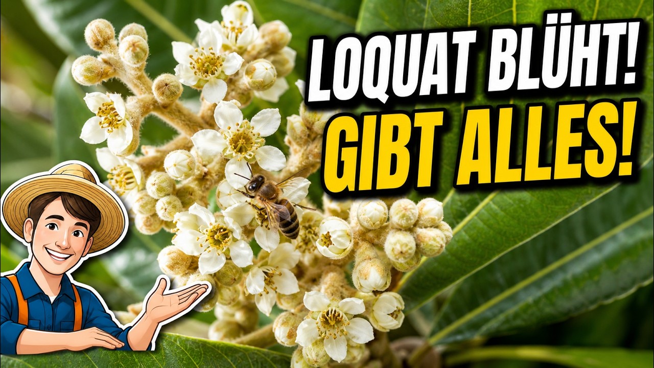Japanische Wollmispel Blüte – Loquat gibt alles!