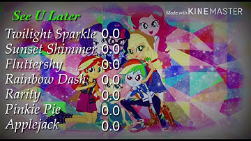 How would MLP sing Blackpink See U Later Line Distribution