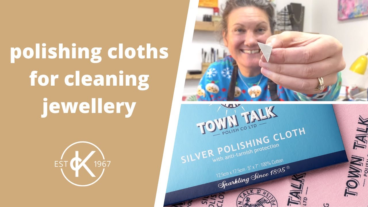 Anti-Tarnish Polishing Cloth for Silver and Copper ~ How to clean silver ~  Jewellery care ~ Town Talk chamois cloth for cleaning jewellery