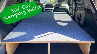How to Build a SIMPLE Car Camping Platform For Your SUV | Hyundai Tucson 2020