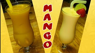 Jugos de Mango - Natural, facil, rapido y Delicioso. Simple Batida de Mango