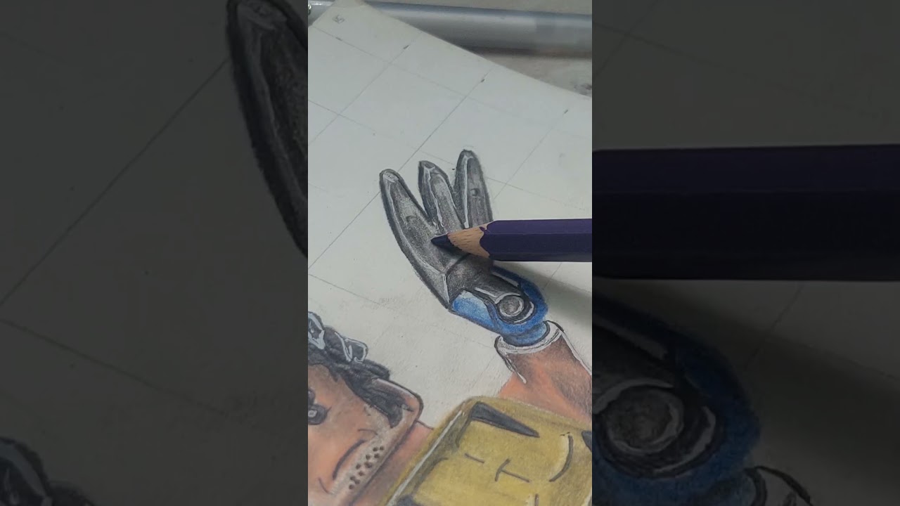 lego wolverine minifigure colorpencil drawing completed ...