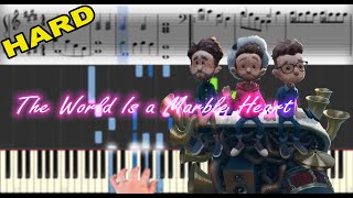 AJR - The World Is a Marble Heart | Sheet Music & Synthesia Piano Tutorial