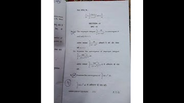 MDU BSC 5th semester mathematics Real analysis 2022