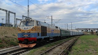Тэ33А-0291 Тифон Kl5A Azerbaijan New Diesel Locomotive Te33A Horn Kl5A