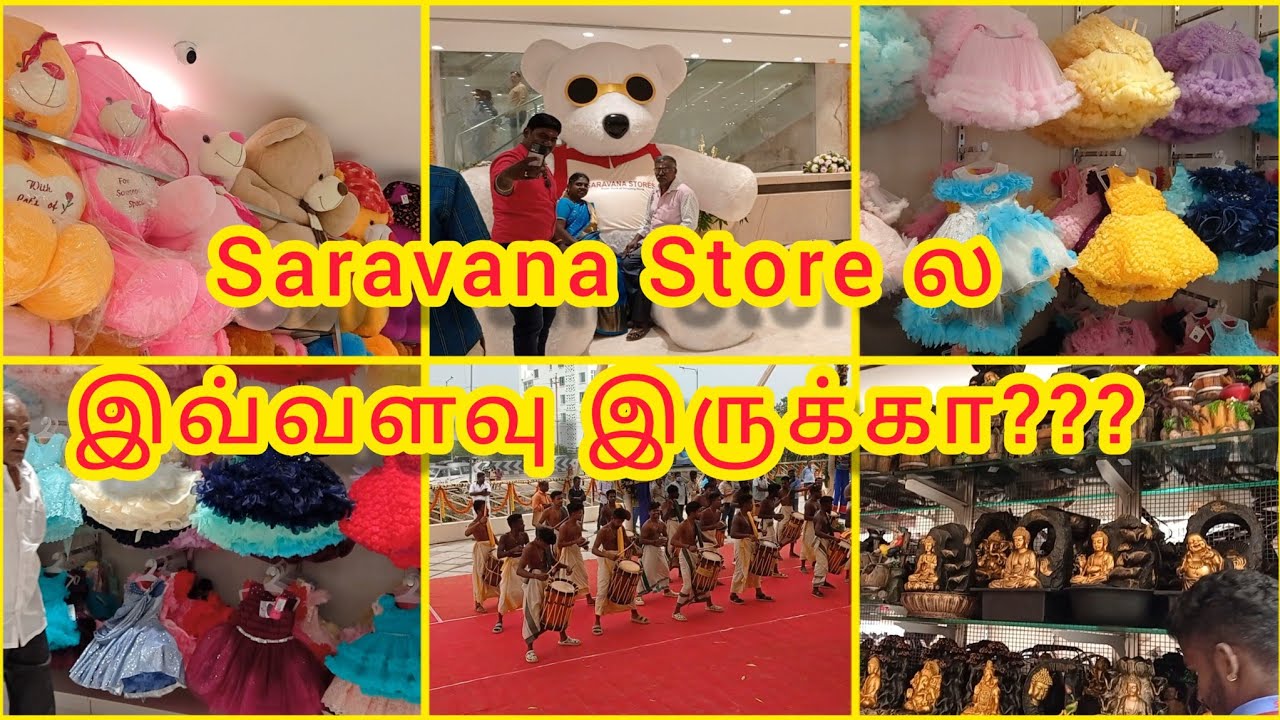 Madurai Saravana Store New Store Grand Opening and 10 floors YouTube