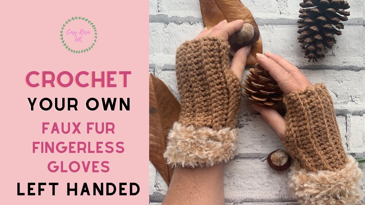 Crochet with Faux Fur Yarn using these Free Crochet Patterns - Left in Knots