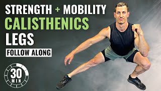 30 Minute Calisthenics Leg Workout | Follow Along with Modifications