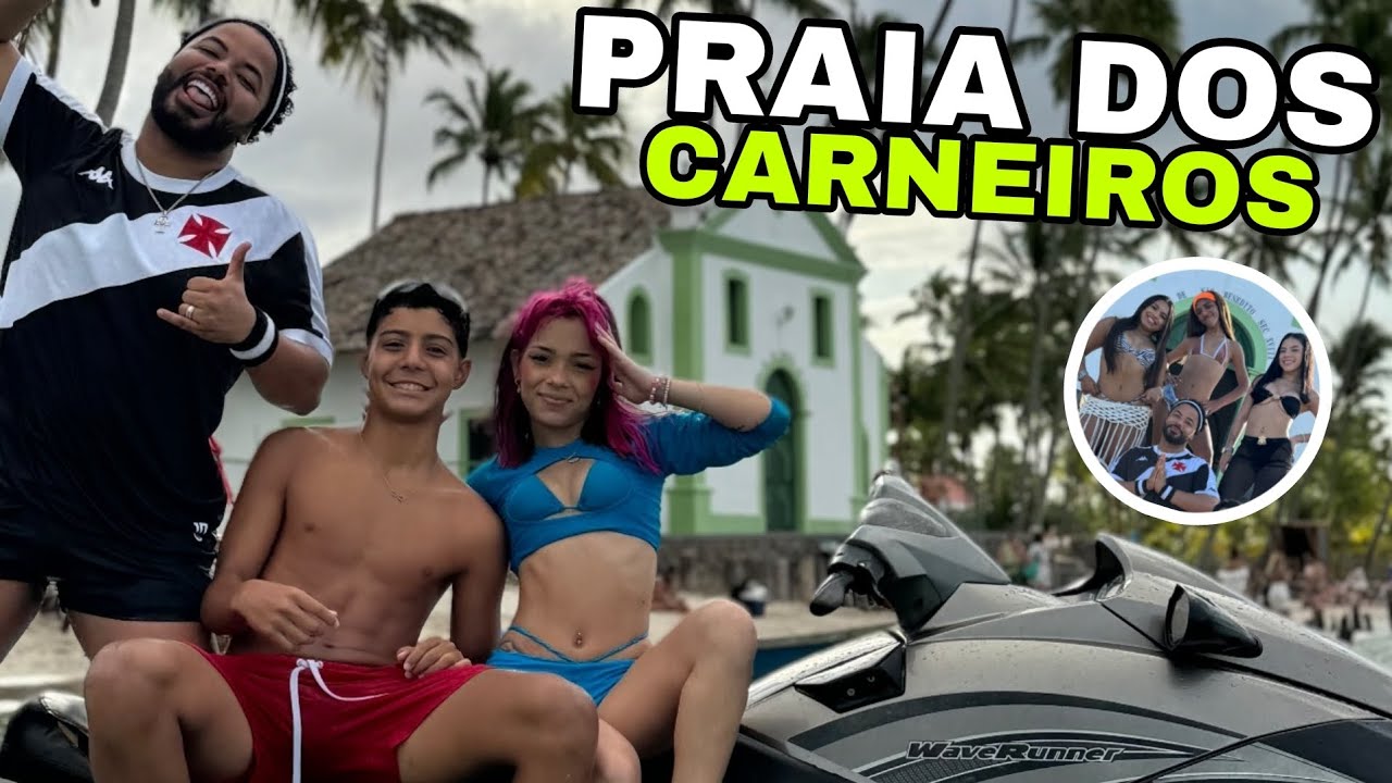 🔥 HYTALO SANTOS LEVA SUA TURMA PARA PRAIA DOS CARNEIROS ( STORIES ) KAMYLINHA COM BERNARDO