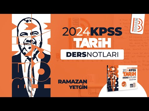 24) KPSS Tarih - Osmanlı Devleti Kültür ve Medeniyeti 6 - Ramazan YETGİN - 2024