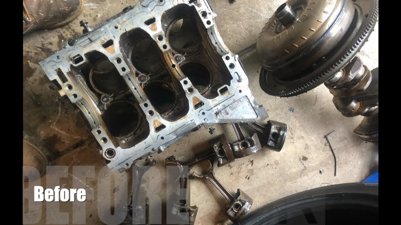 2006 Nissan Xterra Engine(VQ40DE) Build Part 5 - Installing Pistons
