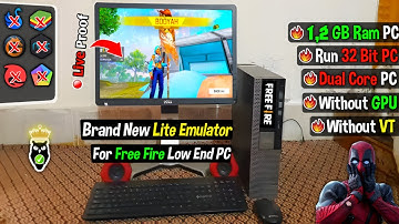 Best Android Emulator For Low End PC Free Fire | 1GB & 2GB Ram Low PC New MEmu Play Emulator