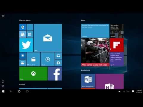 Windows 10 : The Tablet Experience