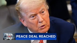 Tentative deal reached to end Iran war, Trump orders stop to US naval blockade