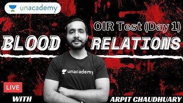 OIR Test (Day 1) - Blood Relation | SSB Interview Screening | SSB Preparation by Arpit Chaudhary