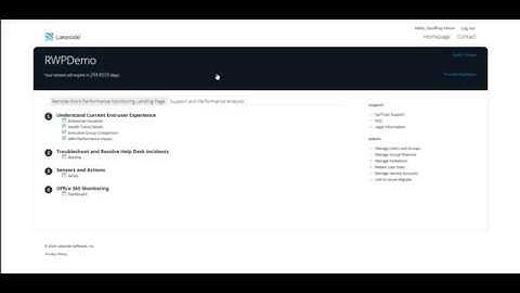 How to Register for Remote Work Planning and Performance Monitoring with SysTrack