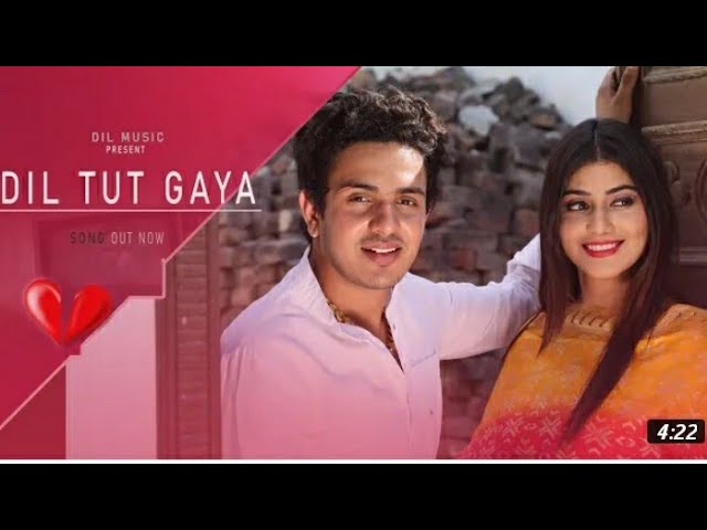 dil tut gaya song by diler kharkiya latest haryanvi dil ki duniya ujad gayi //abhi hits hits 4u//