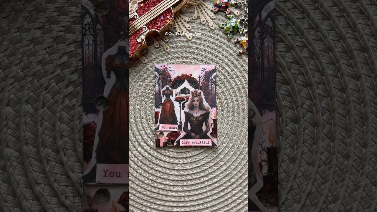 Red Theme Journaling | ASMR ♥️✨