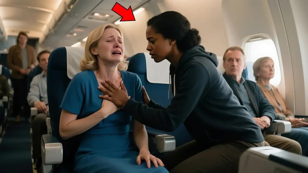 Black Woman Saves Billionaire’s Pregnant Wife Mid-Flight — Her Only Request Brings Him to Tears!.
