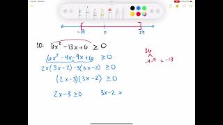 AP Precalculus P.7 Solving Inequalities Algebraically and Graphically