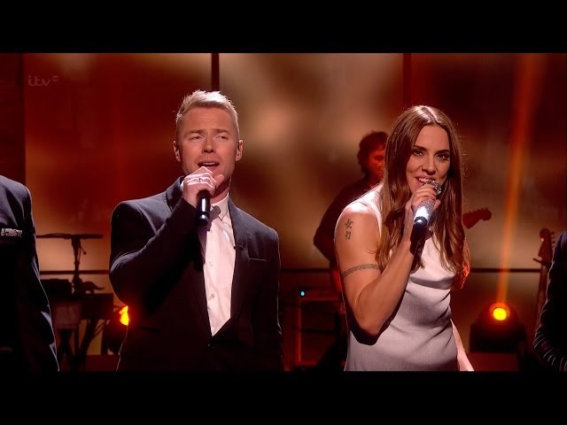 Boyzone u0026 Melanie C - No Matter What (Live) class=