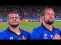 Italy sing national anthem with pride