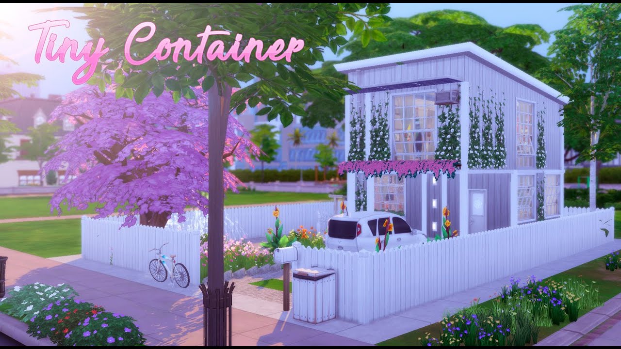 Tiny Container | The Sims 4: Tiny Living | Speed Build - YouTube