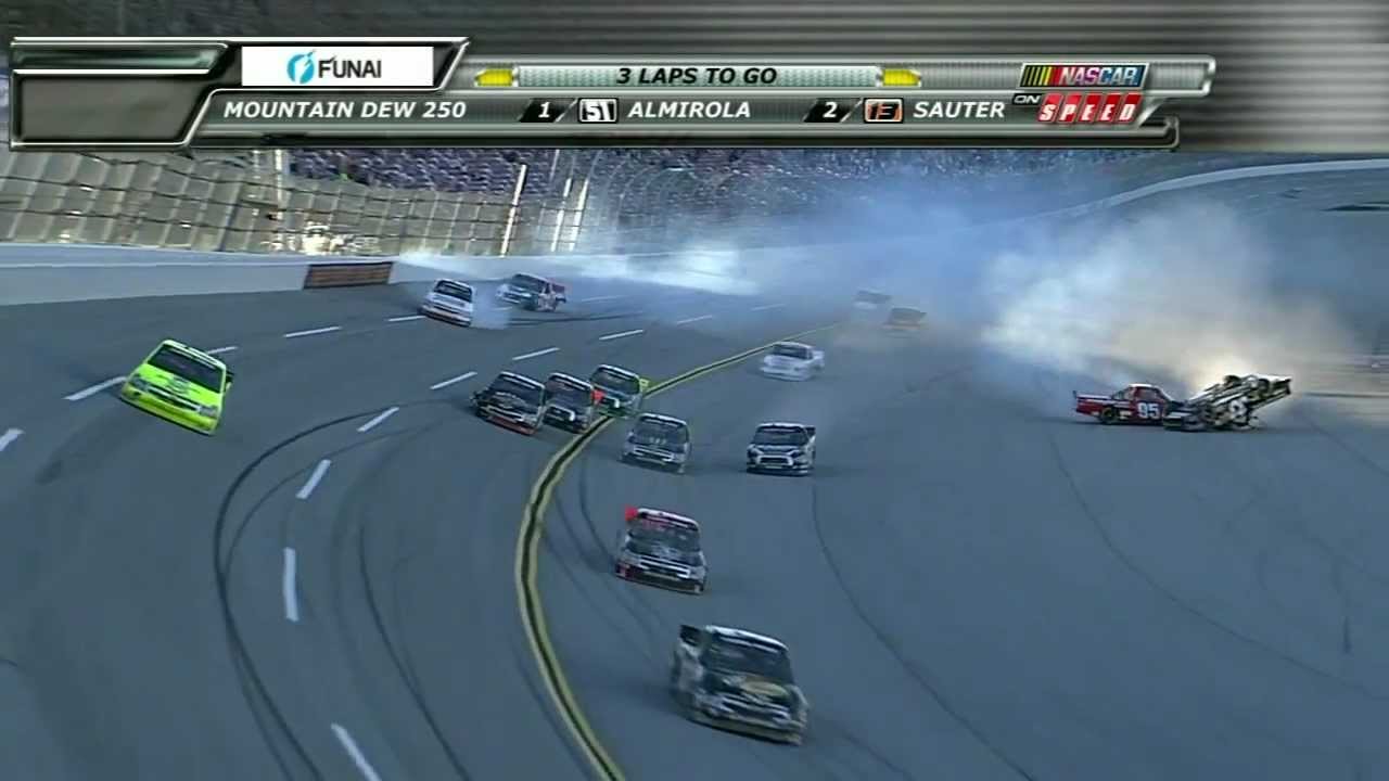 2010 Ron Hornaday flip @ Talladega