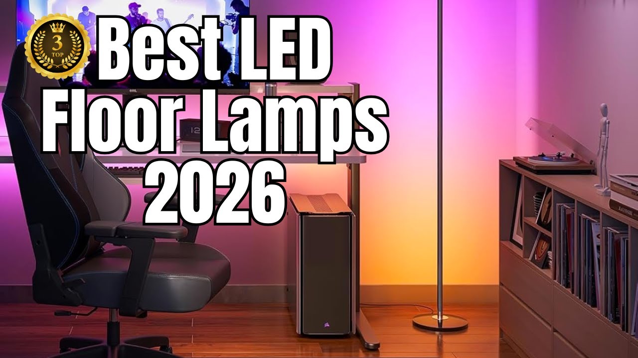 Топ-3 самых крутых светодиодных напольных светильника, которые вам понадобятся в 2026 году!