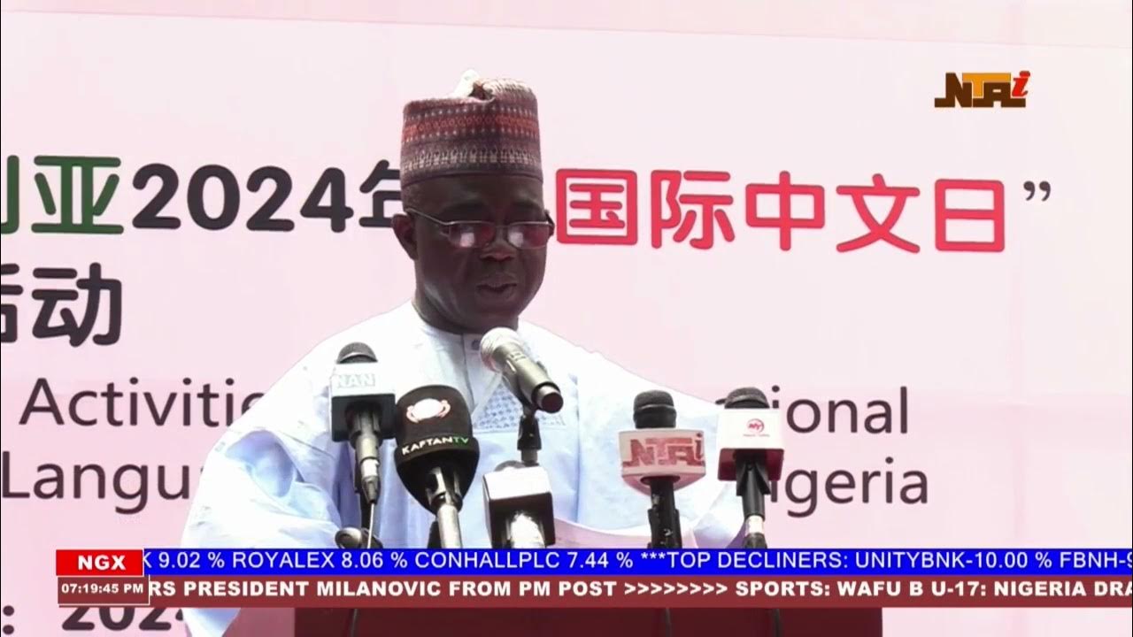 China Marks International Language Day In Abuja | NTAi News | 20th April 2024 | NTA