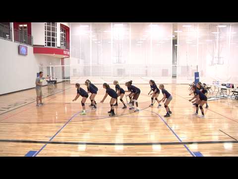 Shuffling Drill - Volleyball Drill