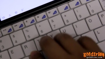 Rapoo E6100 Bluetooth Ultra-Slim Keyboard Live Demo