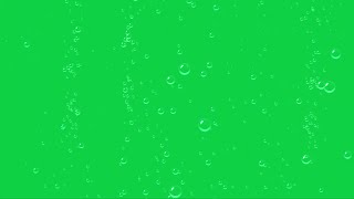 green screen water bubbles