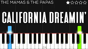 The Mamas & The Papas - California Dreamin’ | EASY Piano Tutorial