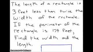 Perimeter Formula Problems