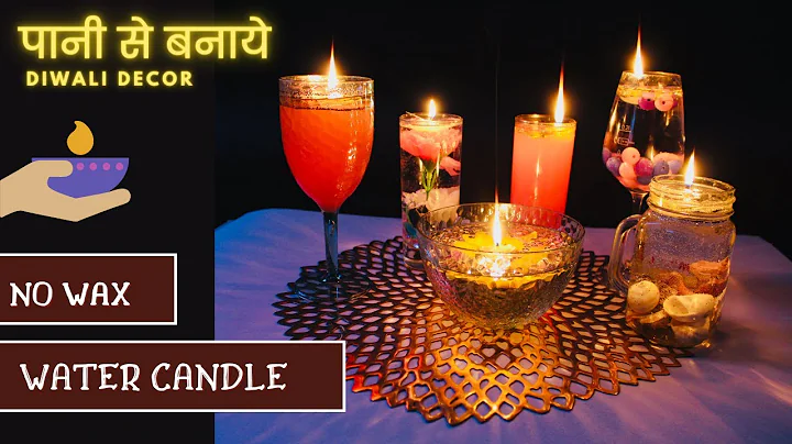 WATER CANDLES  | Easy Diwali Decoration Ideas | Floating Candles | DIY Home Decor for Festive Season